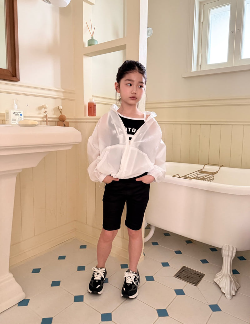 Comma - Korean Children Fashion - #kidzfashiontrend - Slit Biker Shorts - 7