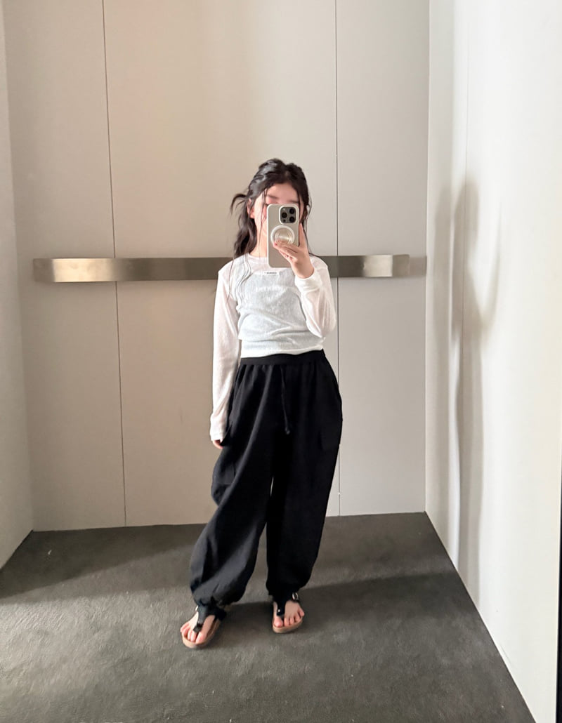 Comma - Korean Children Fashion - #littlefashionista - Linen Jogger Pants - 6