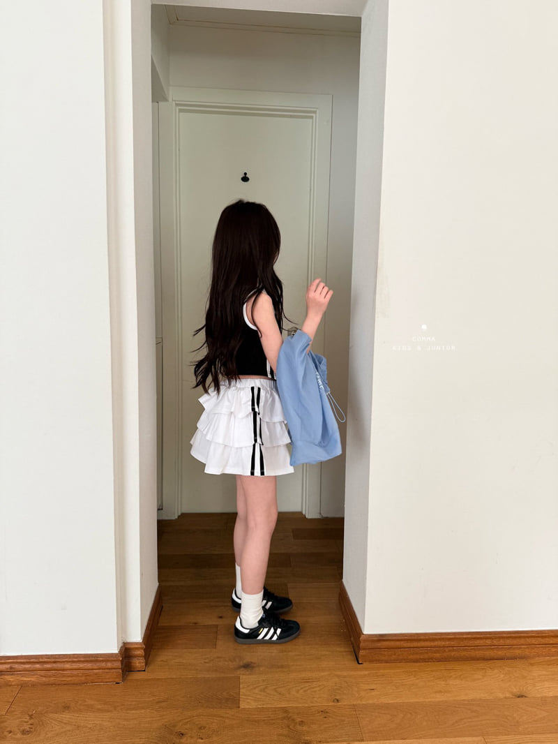 Comma - Korean Children Fashion - #littlefashionista - Double Tiered Skirt - 11