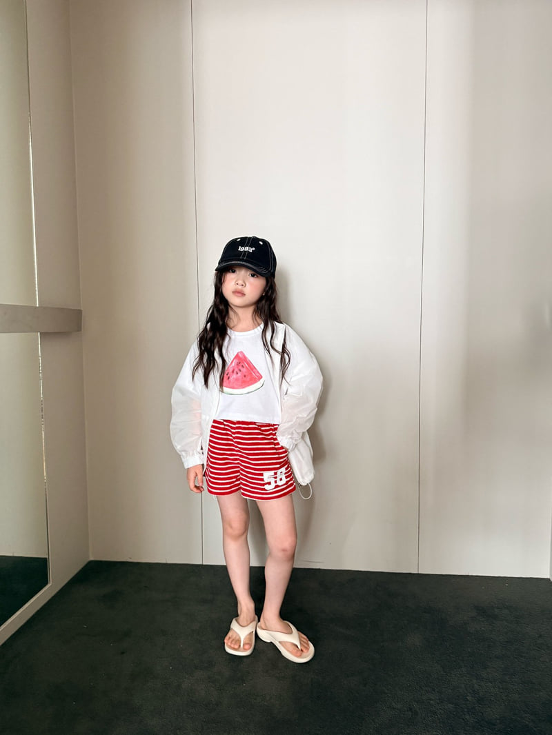 Comma - Korean Children Fashion - #Kfashion4kids - 58 Shorts Stripe (Pink) - 4
