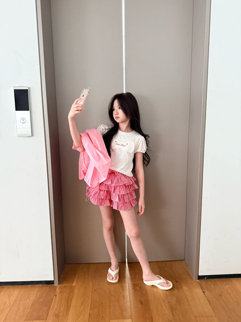 Comma - Korean Children Fashion - #littlefashionista - Check Skort - 10