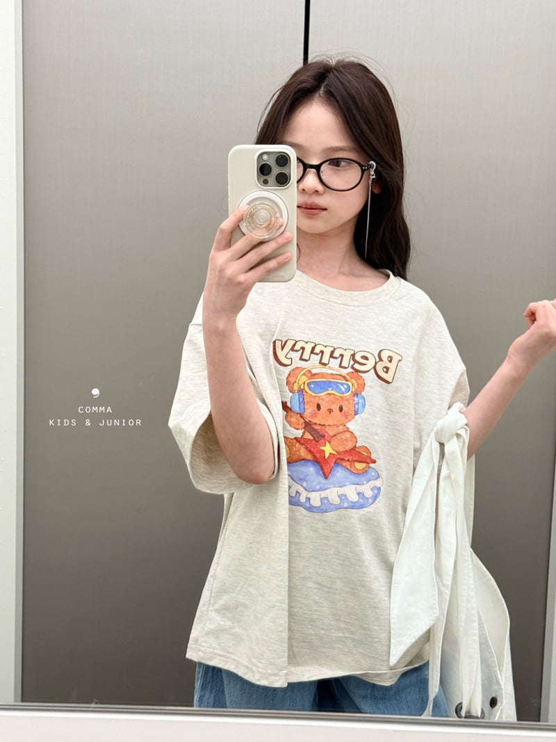 Comma - Korean Children Fashion - #littlefashionista - Berry Bear Tee