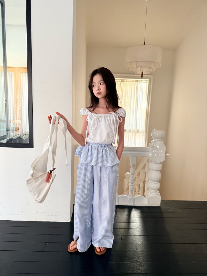 Comma - Korean Children Fashion - #littlefashionista - Cap Shirring Tee - 12