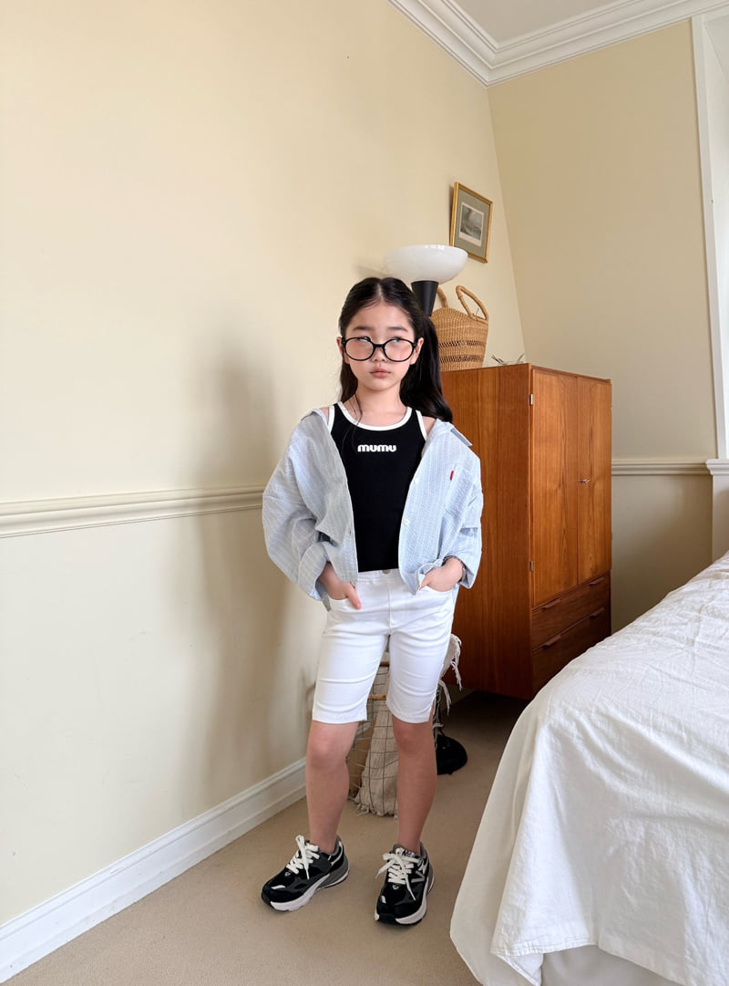 Comma - Korean Children Fashion - #littlefashionista - Slit Biker Shorts - 9