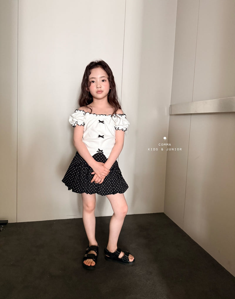 Comma - Korean Children Fashion - #magicofchildhood - Dot Balloon Skirt - 6