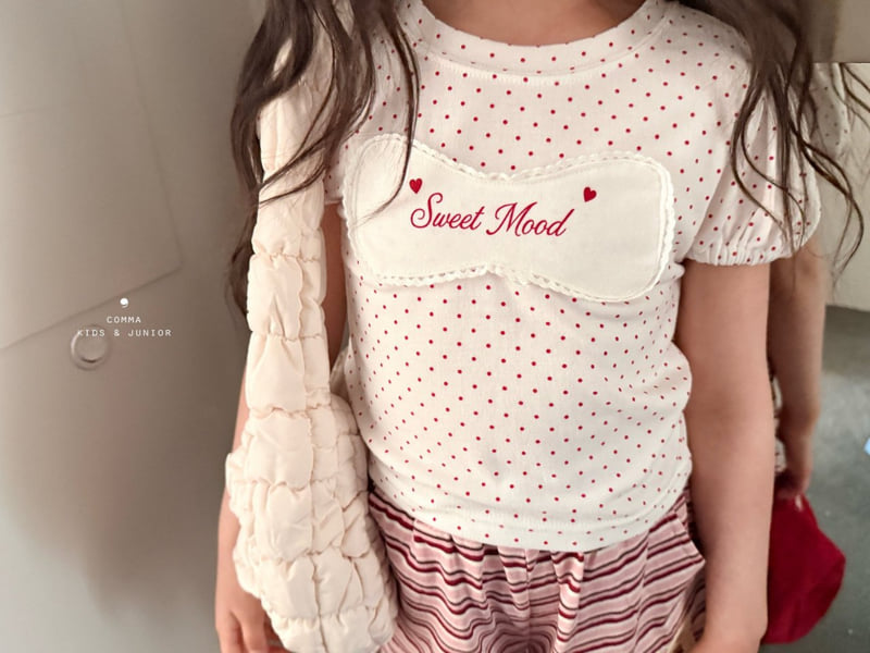 Comma - Korean Children Fashion - #magicofchildhood - Mini Dot Tee
