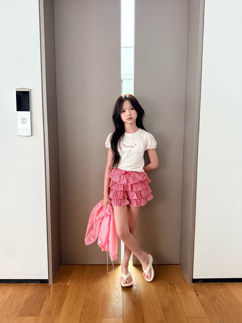 Comma - Korean Children Fashion - #magicofchildhood - Check Skort - 11