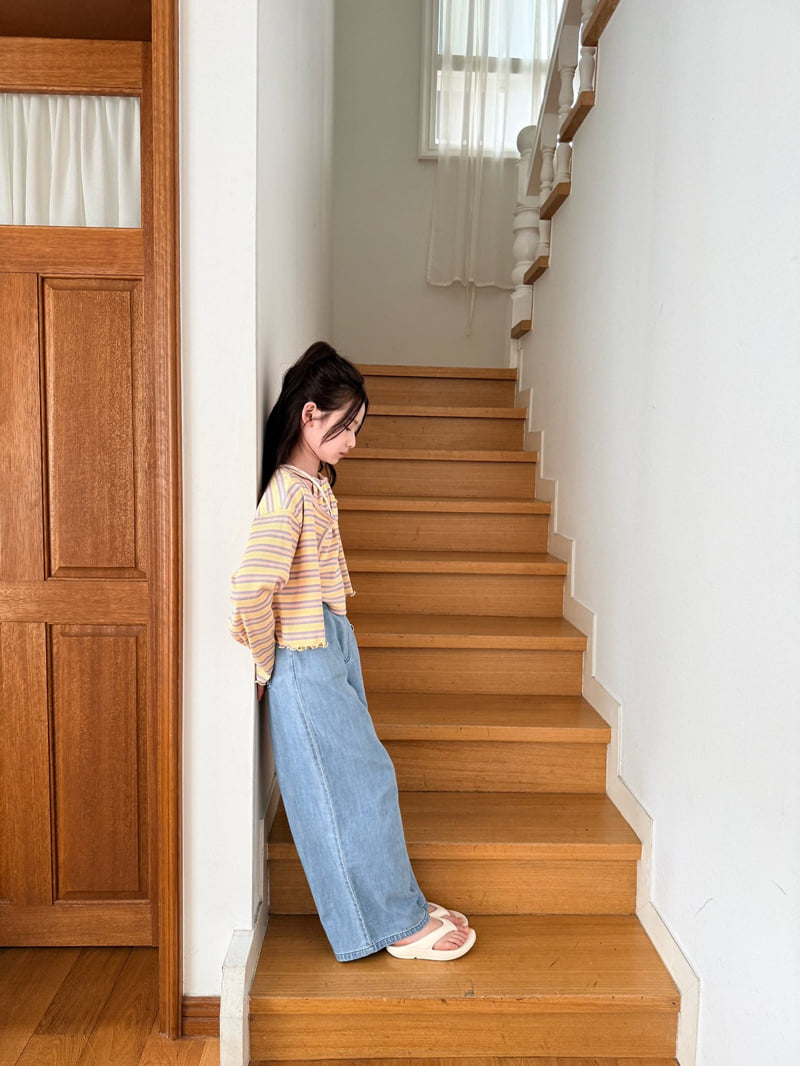Comma - Korean Children Fashion - #magicofchildhood - Halter Cardigan Set (Beige) - 5