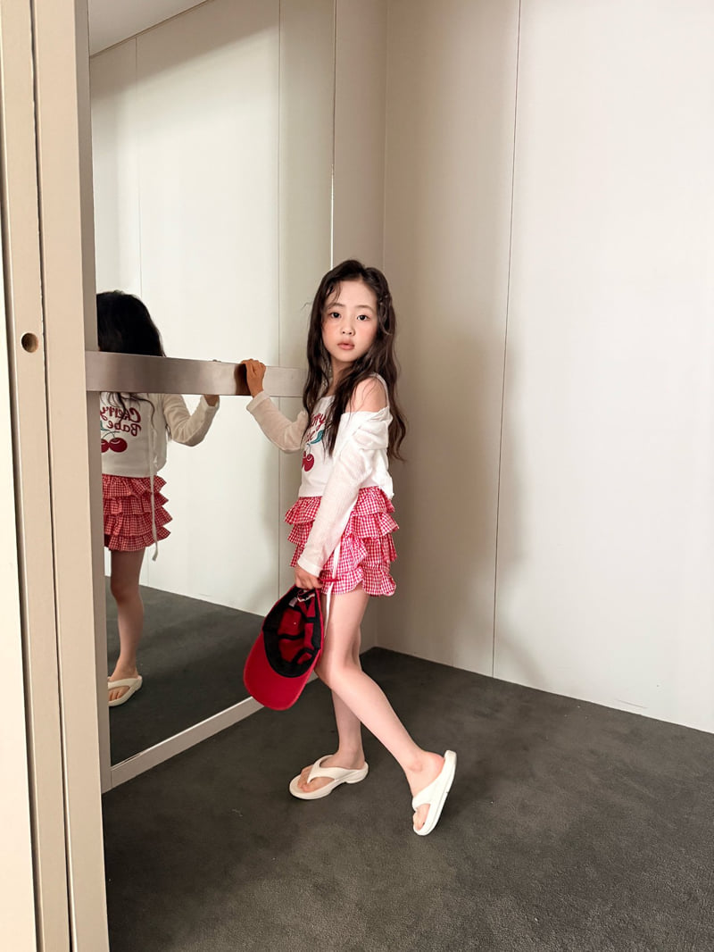 Comma - Korean Children Fashion - #magicofchildhood - Cherry Sleeveless - 3