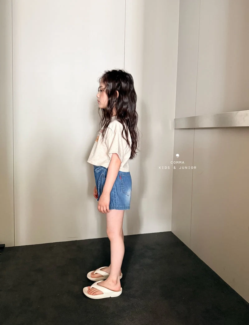 Comma - Korean Children Fashion - #magicofchildhood - Weekend Crop Tee - 12