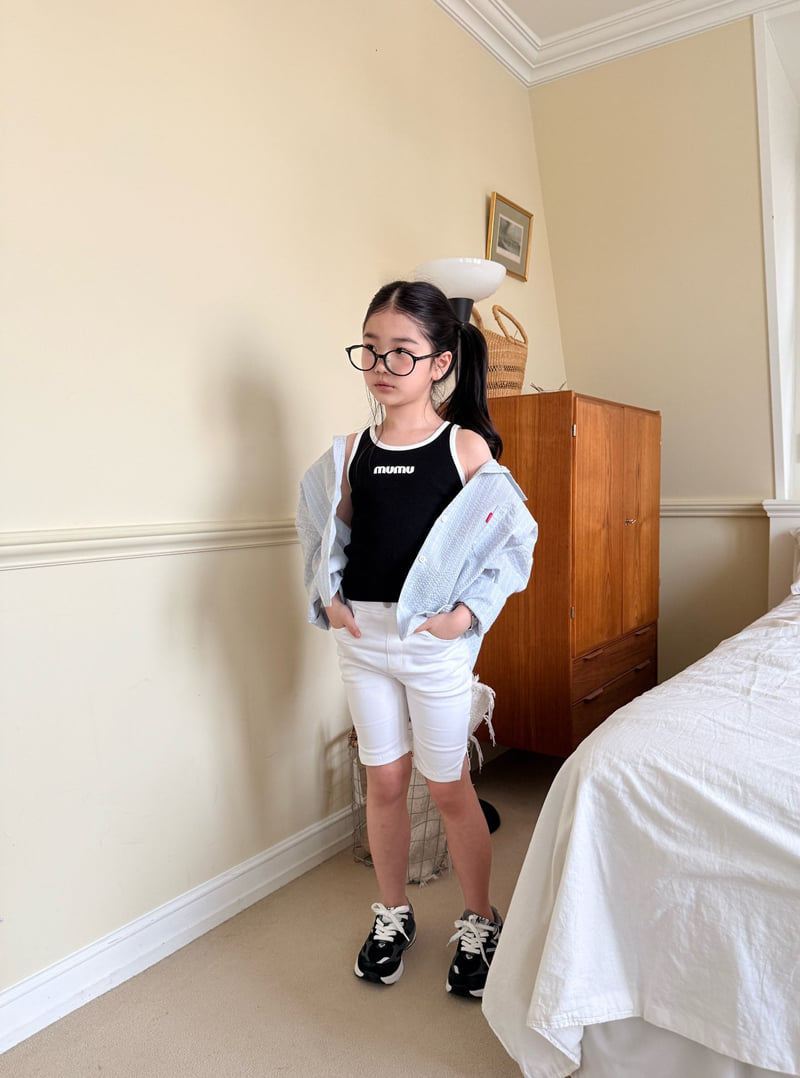 Comma - Korean Children Fashion - #magicofchildhood - Slit Biker Shorts - 10