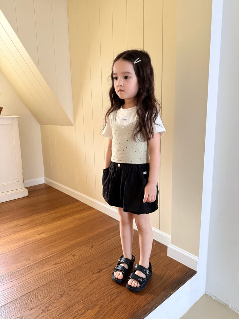 Comma - Korean Children Fashion - #magicofchildhood - Layered Dot Tee - 3