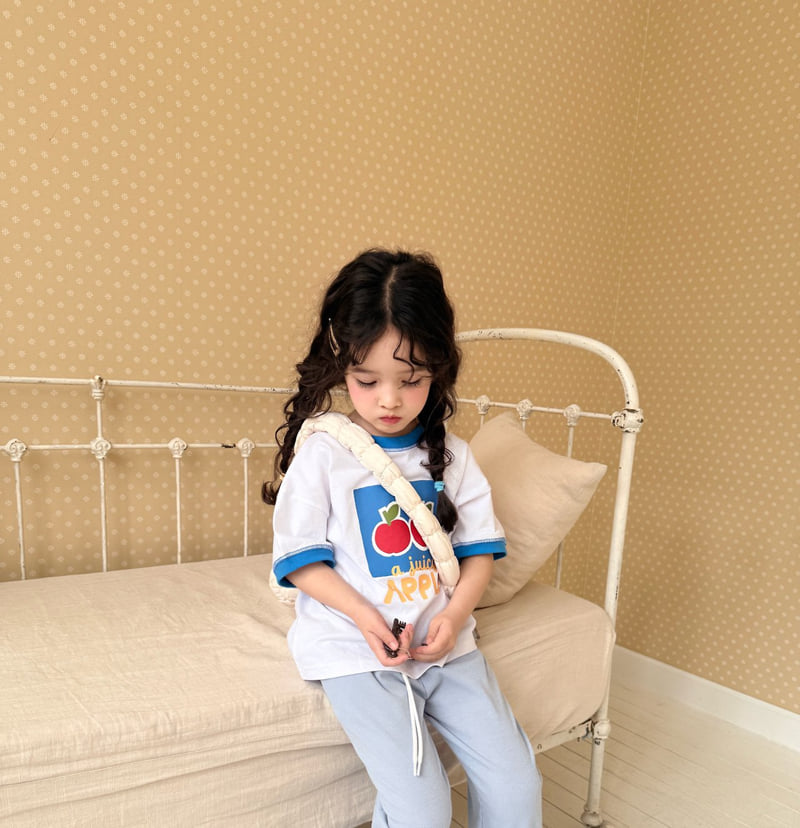 Comma - Korean Children Fashion - #minifashionista - Apple Tee - 11