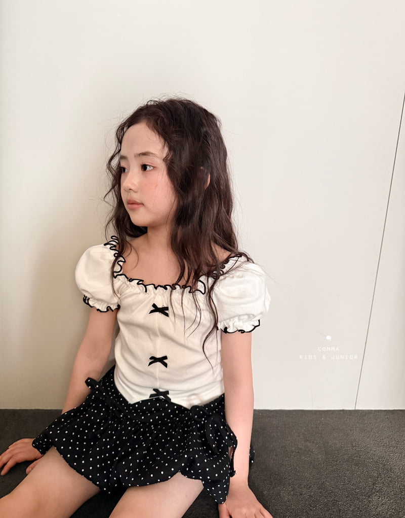 Comma - Korean Children Fashion - #minifashionista - Dot Balloon Skirt - 7