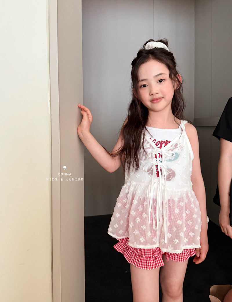 Comma - Korean Children Fashion - #magicofchildhood - Sheer Sleeveless - 4