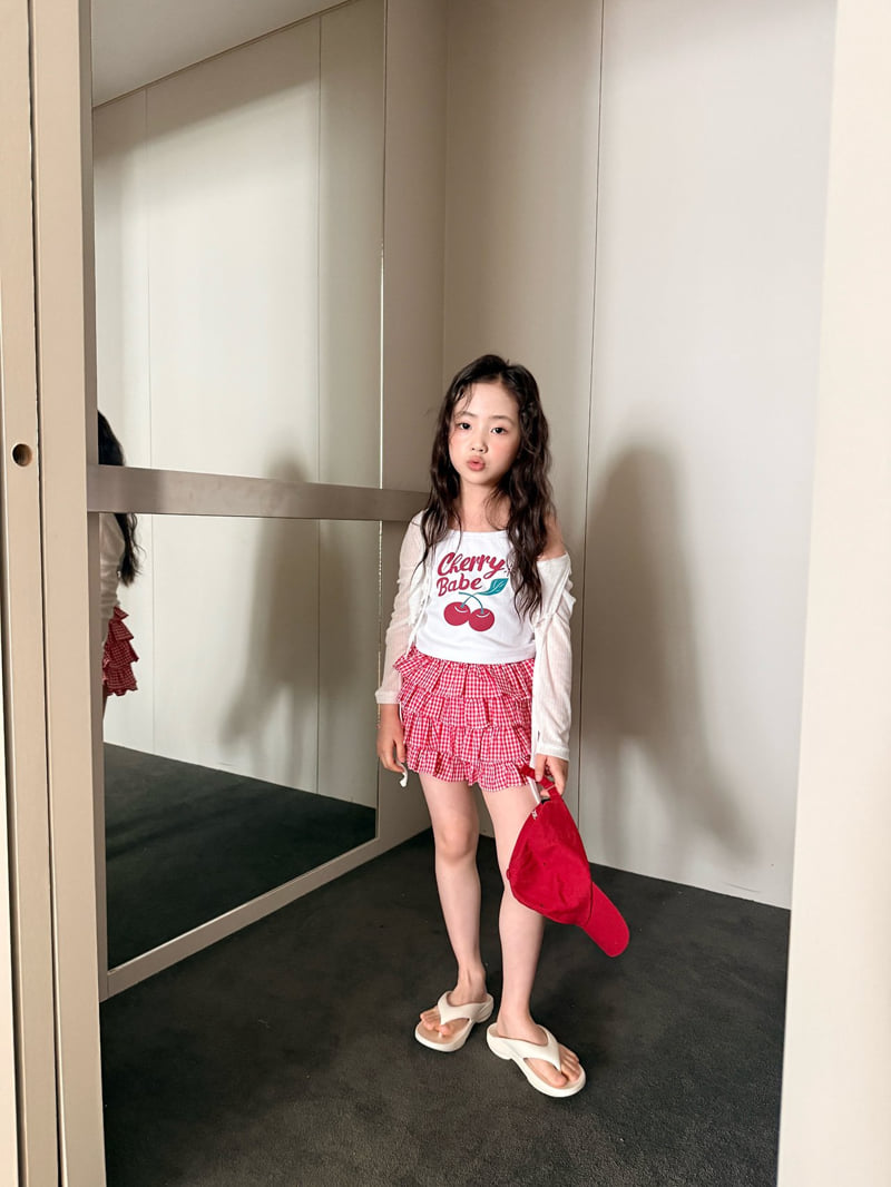 Comma - Korean Children Fashion - #magicofchildhood - Cherry Sleeveless - 4