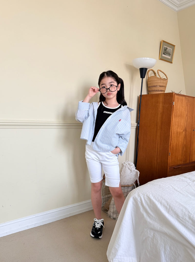 Comma - Korean Children Fashion - #minifashionista - Slit Biker Shorts - 11