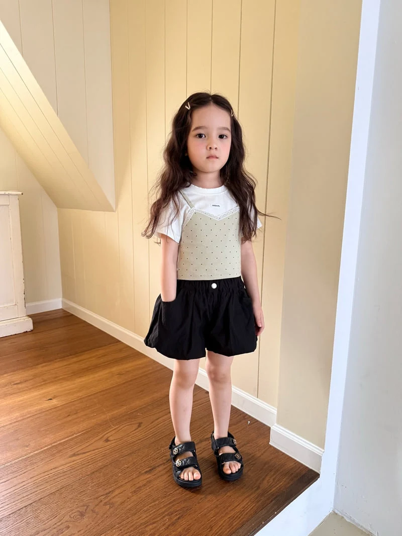 Comma - Korean Children Fashion - #magicofchildhood - Layered Dot Tee - 4