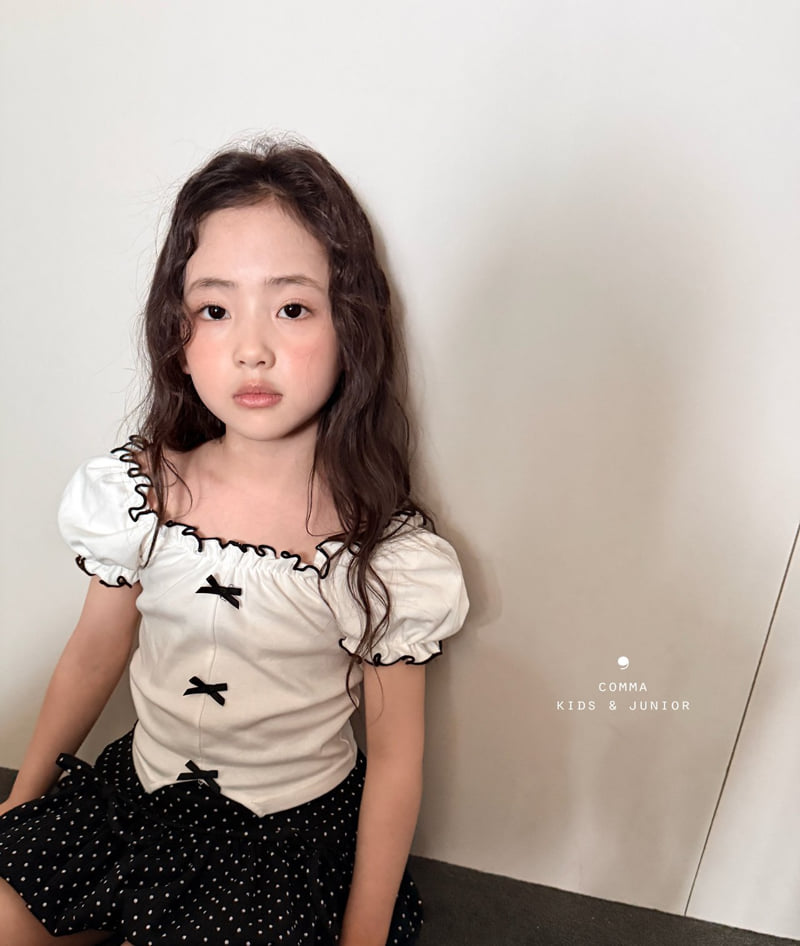 Comma - Korean Children Fashion - #prettylittlegirls - Dot Balloon Skirt - 8