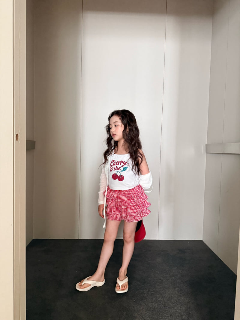Comma - Korean Children Fashion - #prettylittlegirls - Cherry Sleeveless - 5