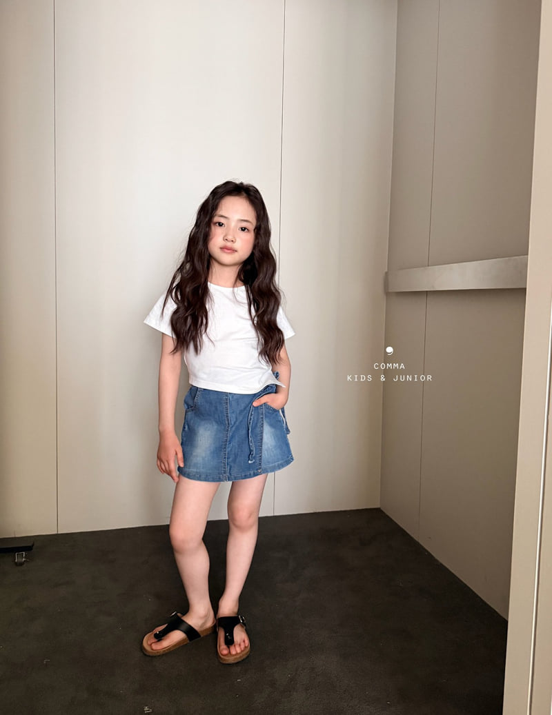 Comma - Korean Children Fashion - #prettylittlegirls - Slanted V Tee - 3
