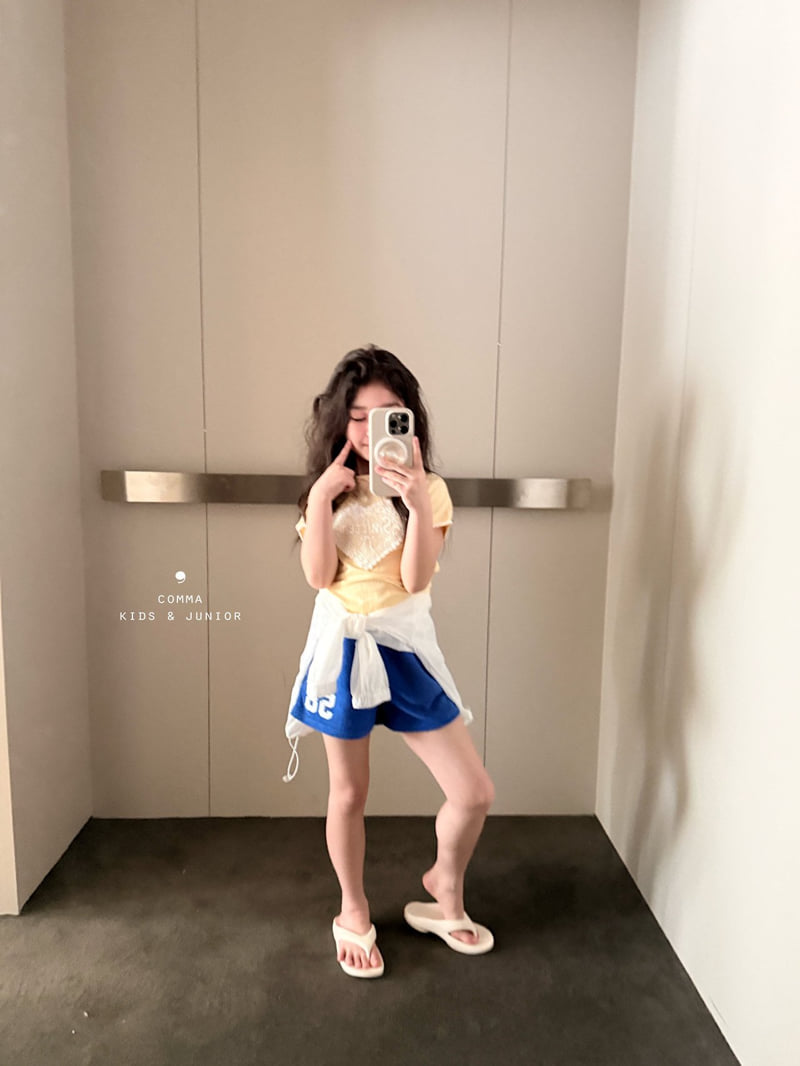 Comma - Korean Children Fashion - #prettylittlegirls - 58 Shorts Blue - 8