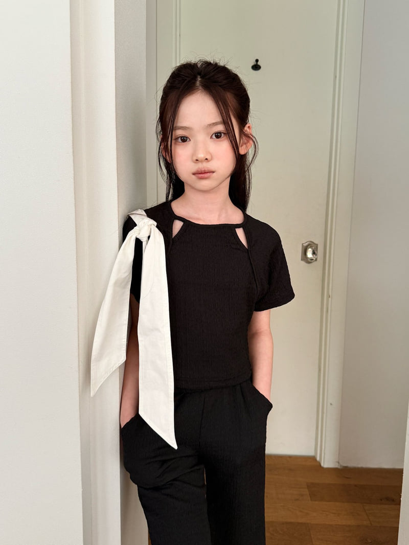 Comma - Korean Children Fashion - #prettylittlegirls - Pleated Slit Tee - 7
