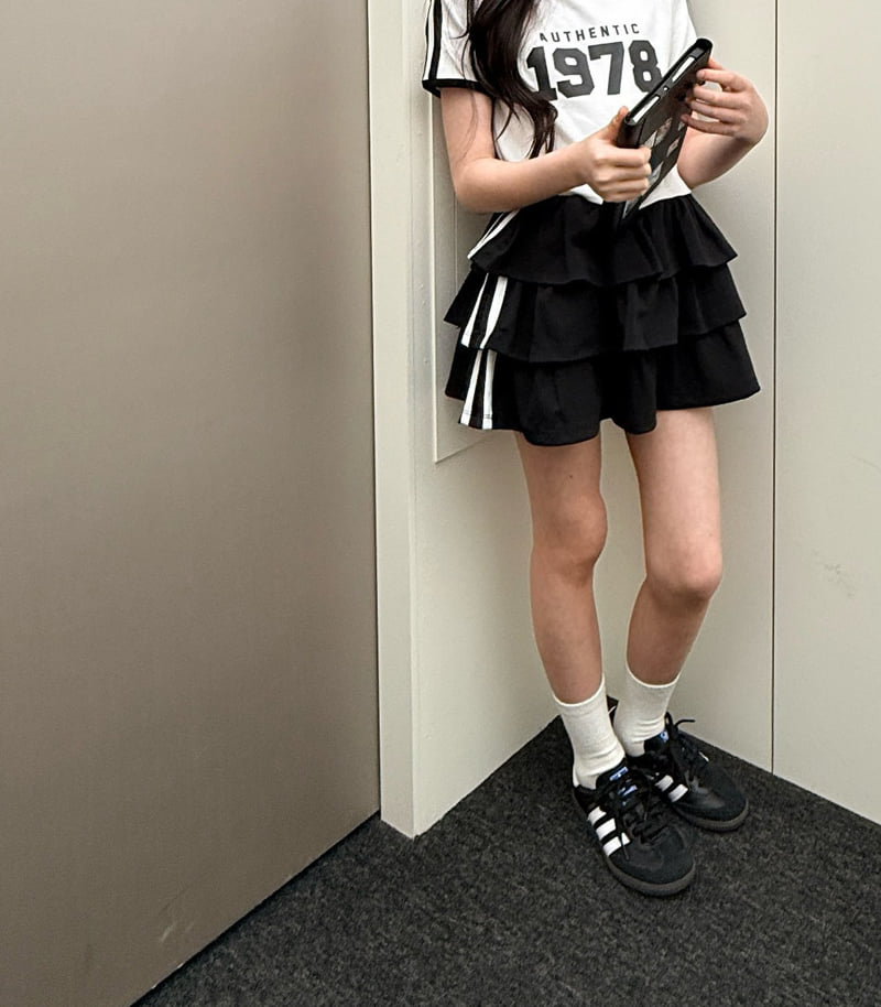 Comma - Korean Children Fashion - #stylishchildhood - Double Tiered Skirt