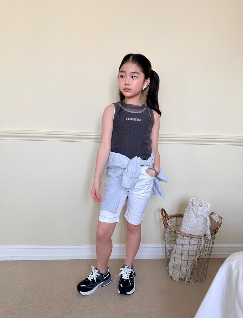 Comma - Korean Children Fashion - #stylishchildhood - Mesh Sleeveless - 9
