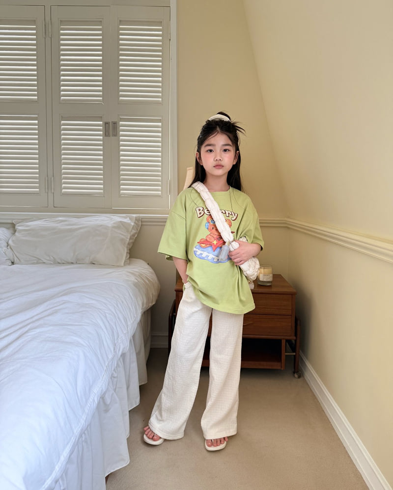 Comma - Korean Children Fashion - #stylishchildhood - Berry Bear Tee - 7