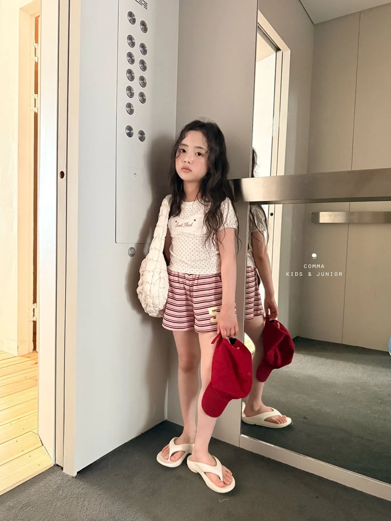Comma - Korean Children Fashion - #prettylittlegirls - Mini Dot Tee - 4