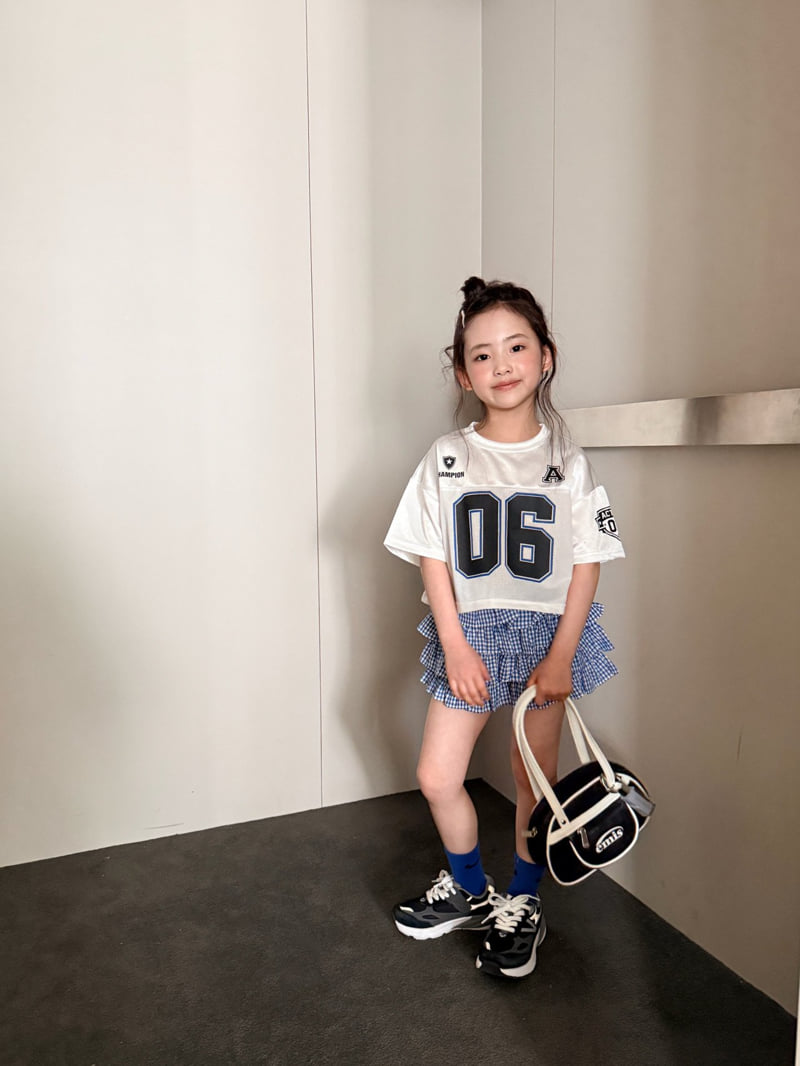 Comma - Korean Children Fashion - #todddlerfashion - Cut Mesh Tee - 3