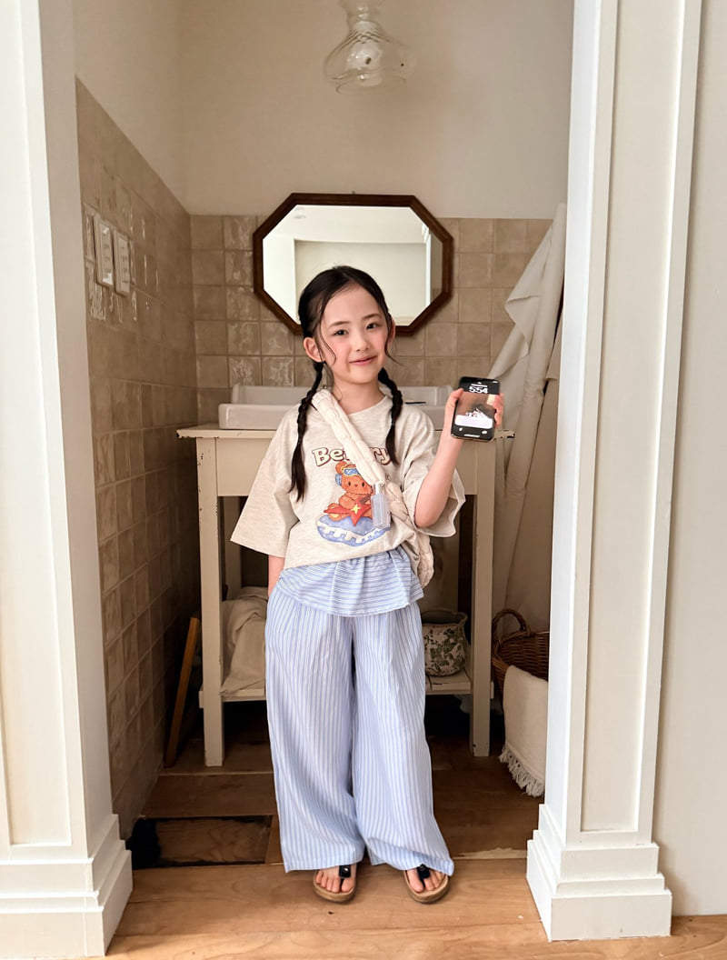 Comma - Korean Children Fashion - #todddlerfashion - Berry Bear Tee - 5