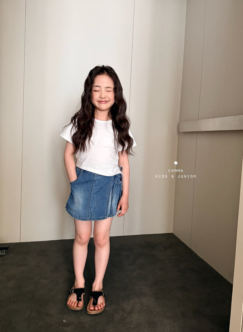 Comma - Korean Children Fashion - #prettylittlegirls - Slanted V Tee - 4