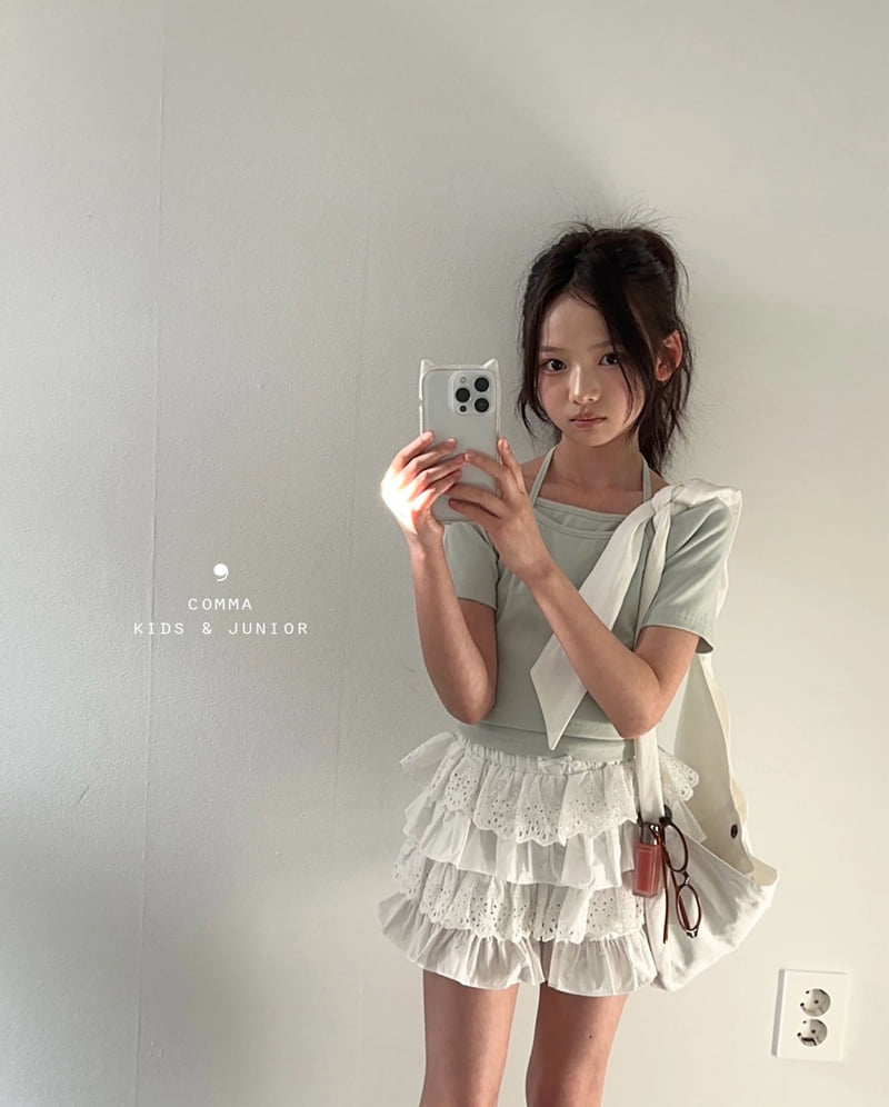 Comma - Korean Children Fashion - #todddlerfashion - Strap Tee