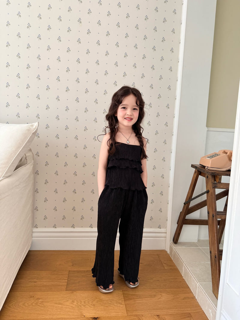 Comma - Korean Children Fashion - #toddlerclothing - Tiered Pleated Set - 9
