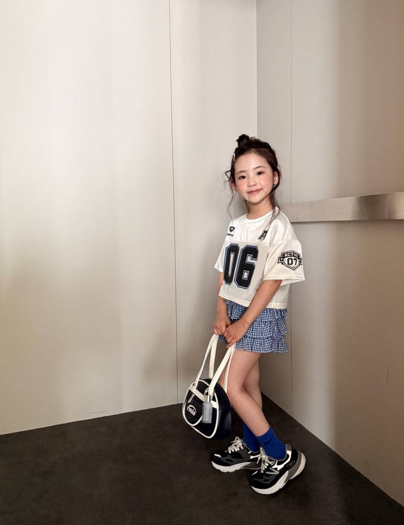 Comma - Korean Children Fashion - #todddlerfashion - Cut Mesh Tee - 4