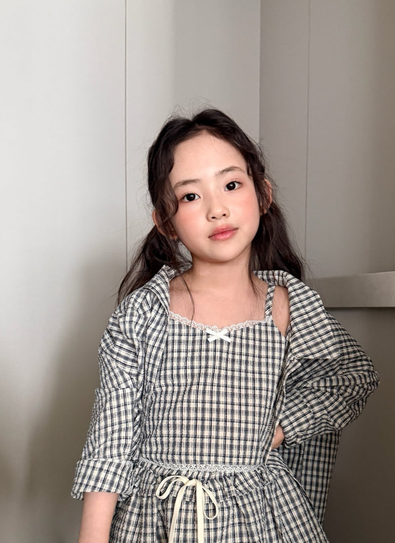 Comma - Korean Children Fashion - #toddlerclothing - Lace Strap Sleeveless