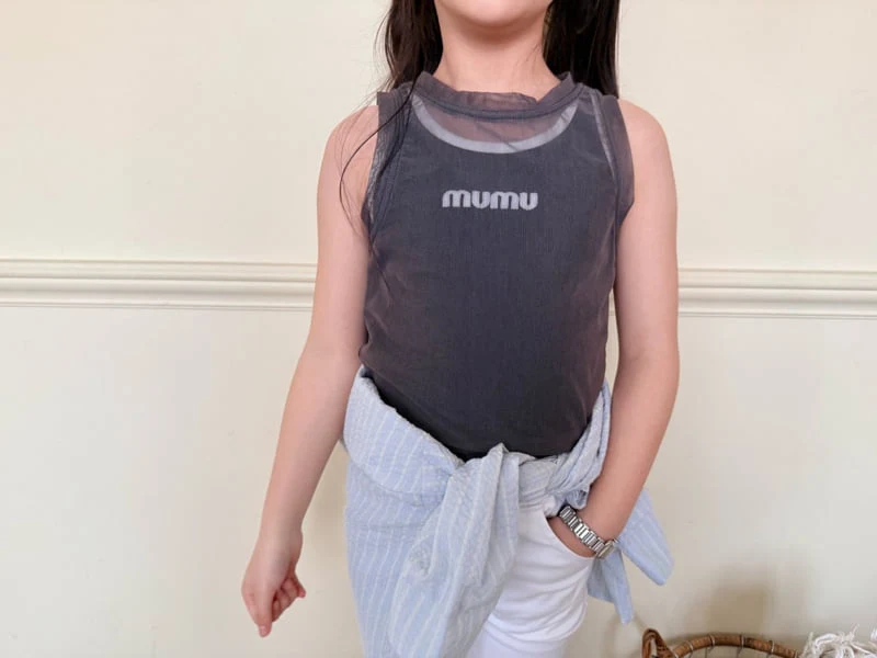 Comma - Korean Children Fashion - #toddlerclothing - Mesh Sleeveless - 8