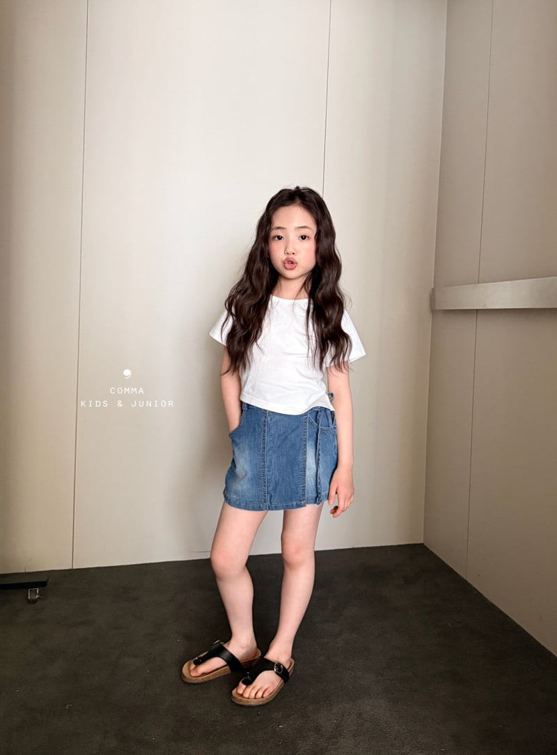 Comma - Korean Children Fashion - #toddlerclothing - Slanted V Tee - 5