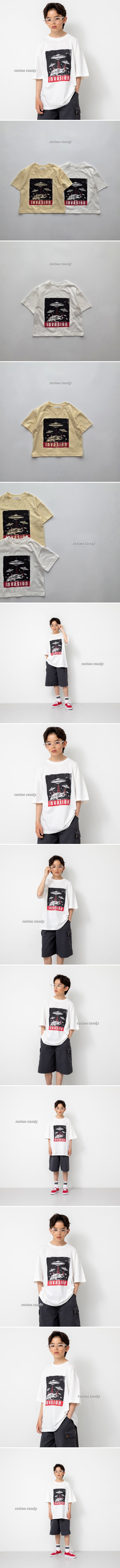 Cotton Candy - Korean Children Fashion - #childofig - Invasion Tee - 2