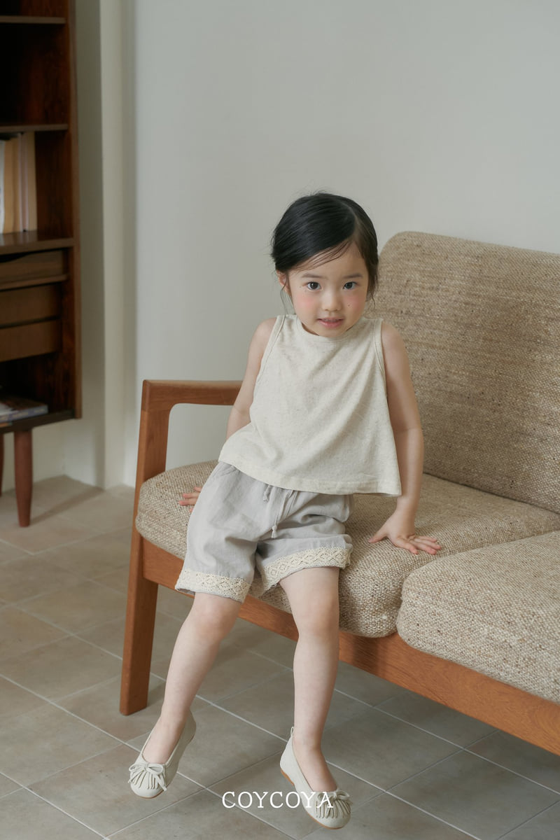 Coycoya - Korean Children Fashion - #Kfashion4kids - Linen Sleeveless Tee - 9