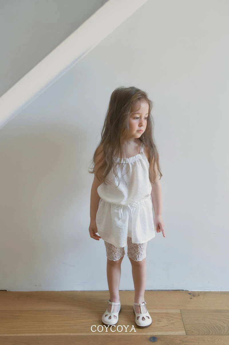 Coycoya - Korean Children Fashion - #Kfashion4kids - See-through Flower Leggings - 7