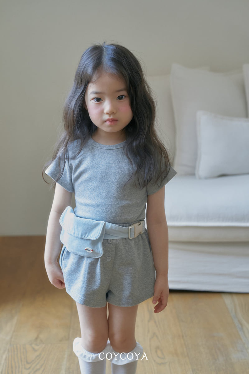 Coycoya - Korean Children Fashion - #Kfashion4kids - Plain Short Sleeve Tee - 5