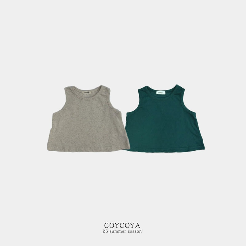 Coycoya - Korean Children Fashion - #childofig - Linen Sleeveless Tee