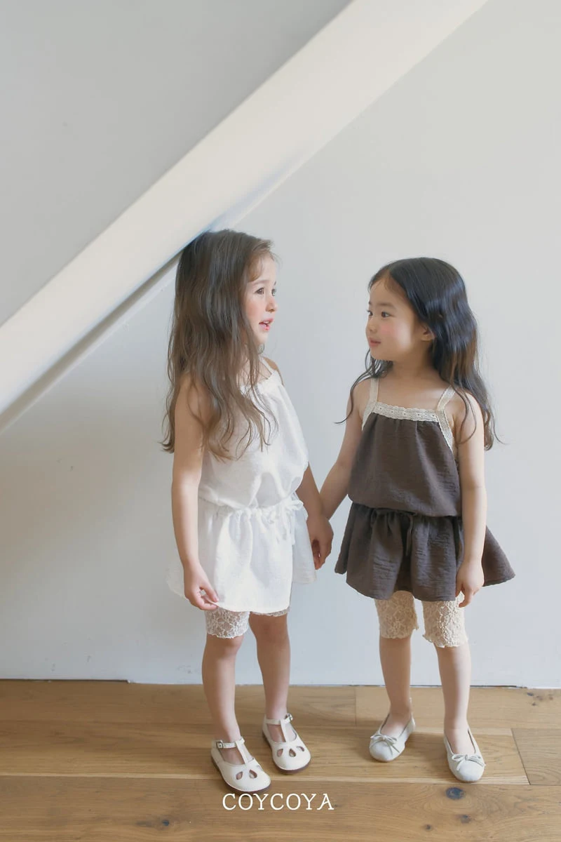 Coycoya - Korean Children Fashion - #childofig - See-through Flower Leggings - 12
