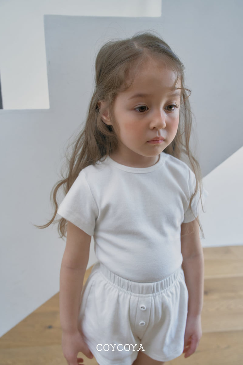 Coycoya - Korean Children Fashion - #childofig - Plain Short Sleeve Tee - 11