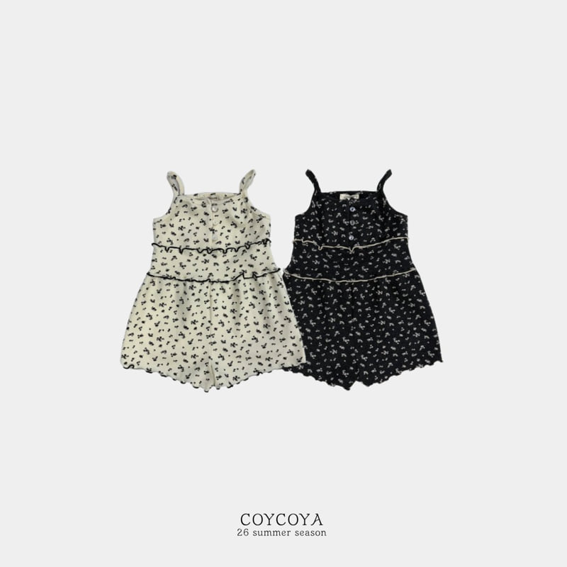 Coycoya - Korean Children Fashion - #childrensboutique - Daisy Short Jumpsuit