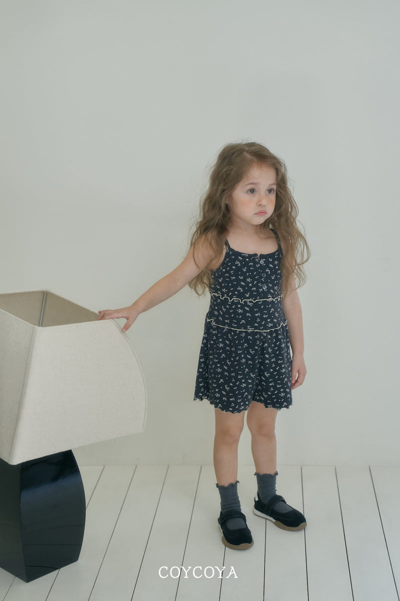 Coycoya - Korean Children Fashion - #discoveringself - Daisy Short Jumpsuit - 3