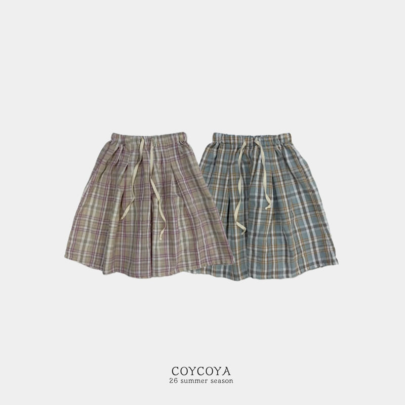 Coycoya - Korean Children Fashion - #discoveringself - Maybe Check Long Skirt